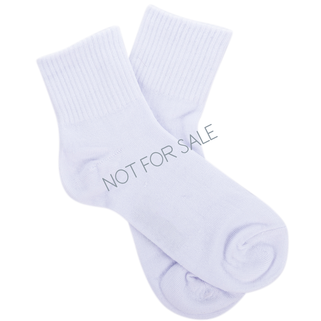 Classic White Sports Socks